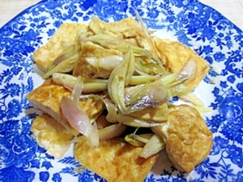 簡単~みょうがの豆腐炒め